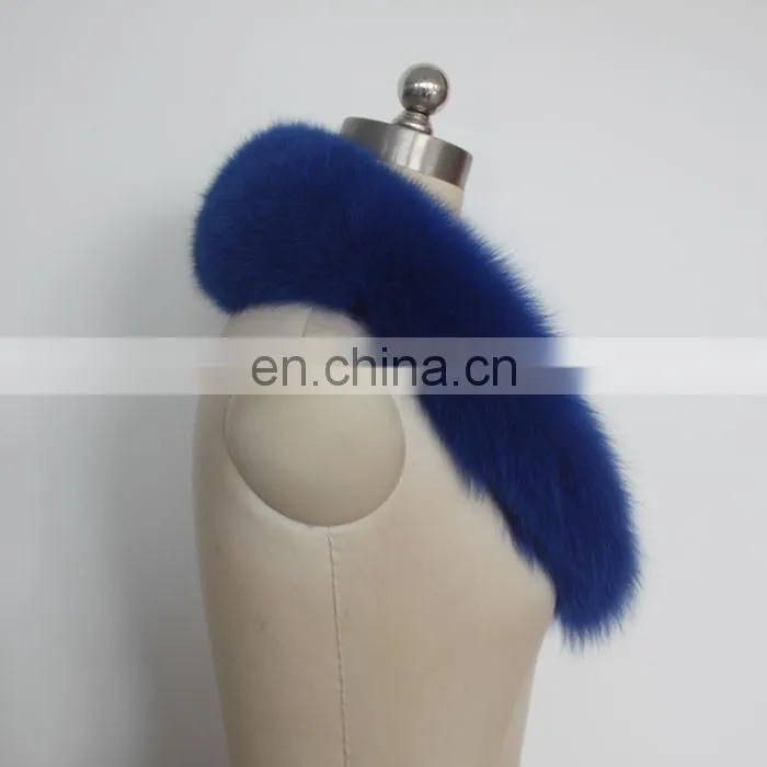 Wholesale Winter Warm Fashion Detachable Genuine Fox Fur Collar