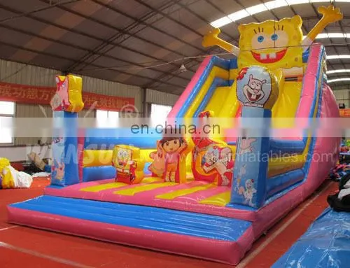 indoor or outdoor inflatable children slide bob slide on sale