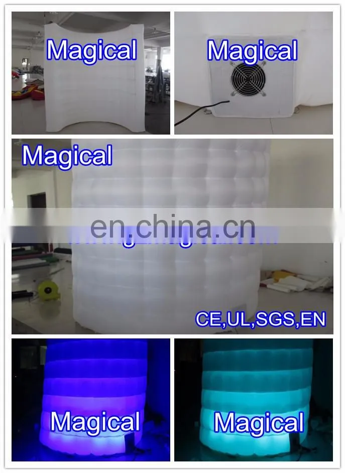 indoor trade show air standing office inflatable wall