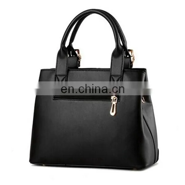CR Europe market expert recommend tote bag woman handbag dark-blue colors new arrival high quality pu leather tote bag