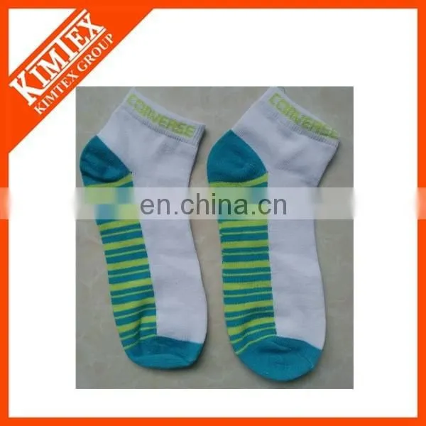 Wholesale cheapest custom polyester ankle socks