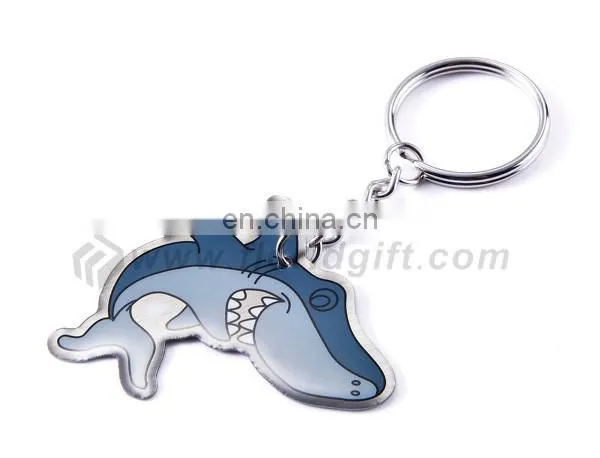 2017 cheap various styles custom shaped metal keychain