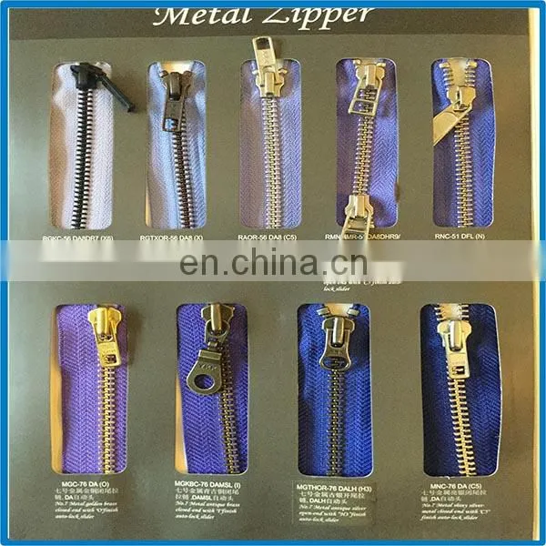 factory wholesale home textiles accessories Bag zipper and bag sliders/black zipper