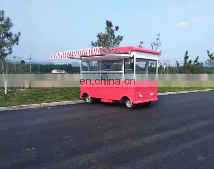 Hot sale motor tricycle food trailer china mobile food cart