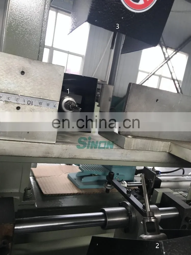 Single Head / Double Head / Three Head PVC Window Profile Milling Machine for Water Slot