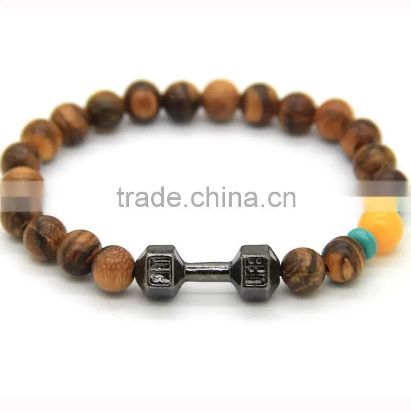 HTB0107 Wholesales custume jewellery beads bracelets glass beaded wrap bracelet