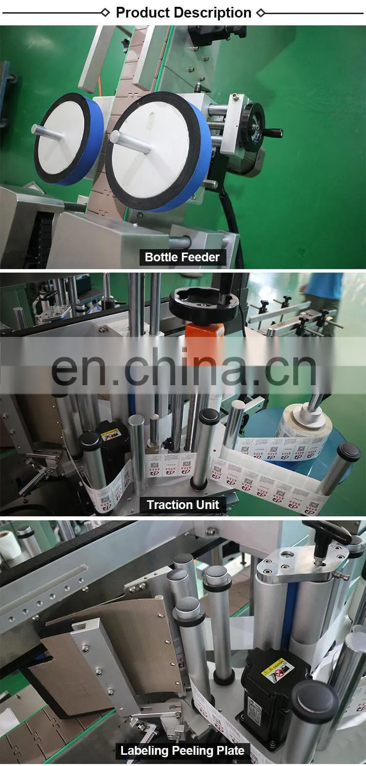 Automatic Beer Bottles Filling Capping And Labeling Machine / Sides Labeling Machine