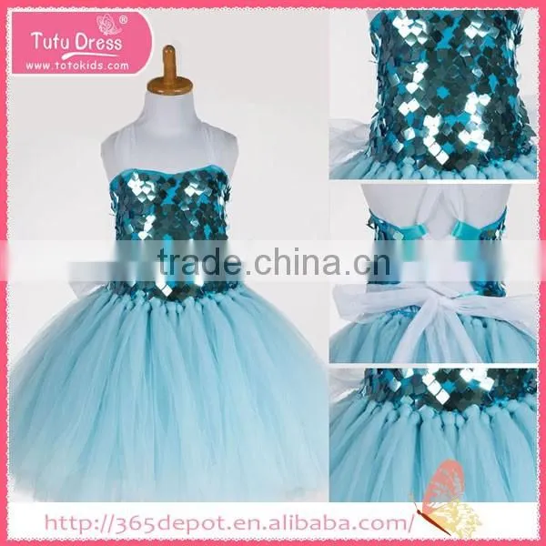 Elegant floor-length A-line fluffy prom gauze dress halloween costume