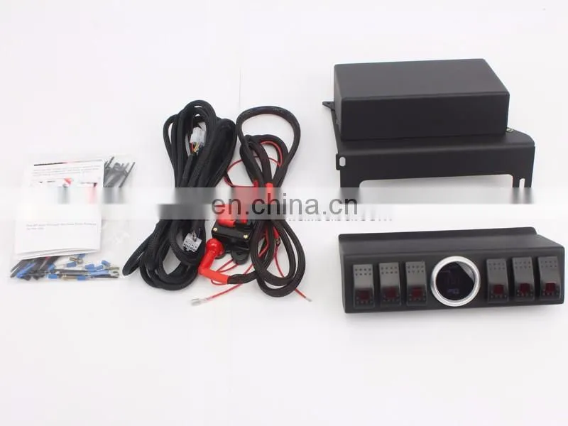LED offroad light bar control switch panel for jeep wrangler jk truck parts accessories