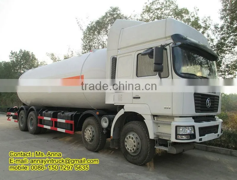 20-35CBM Shacman 8x4 336hp LPG tank truck LPG storage truck lpg tanker transportation truck