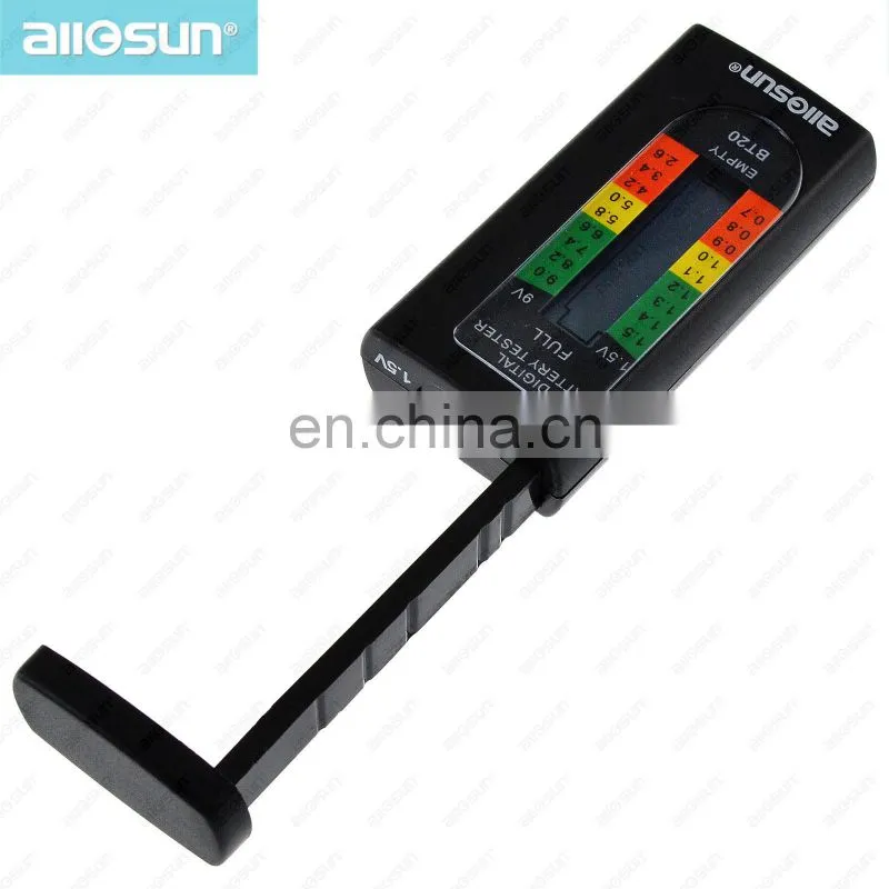 All-sun BT20 Hot Sale Household Digital Battery Tester 1.5V 9V AAA AA C D Battery Capacity Tool in Pocket Size