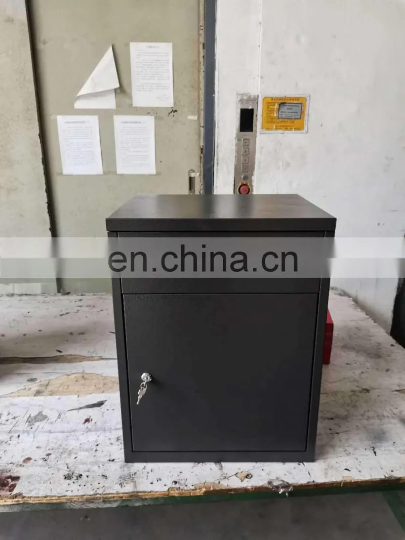 Top Access door Safe And Secure Large Capacity Galvanized Steel Wall Mounted Locking Vertical Parcel Dropbox Mailbox