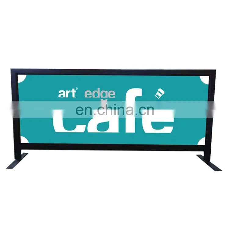 Portable Wind Breaker Advertising barrier crowd control stand