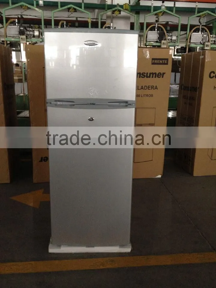 210L Home Double Door No frost Refrigerator With CE and Locking Door