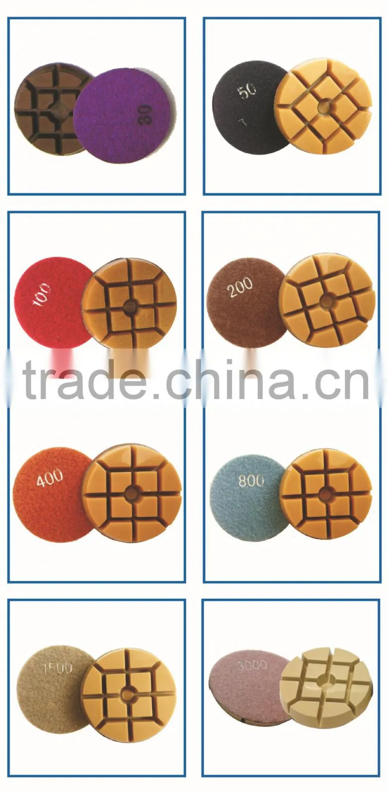diamond polishing pad
