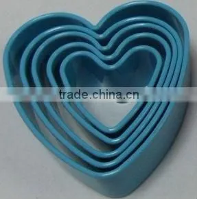 Heart Shaped Romantic Plastic Biscuit Mold