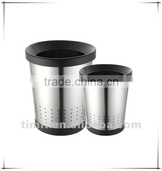 Superior Quality Stainless Steel Round Shape Dustbin