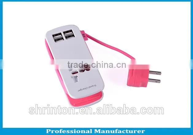 Portable High Speed 4.2 A EU UK USA AU Usb Travel Charger