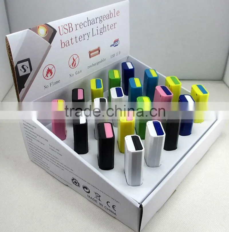 Electronic For Man Super Portable USB Rechargeable Cigarette Lighter