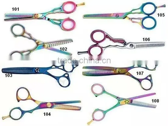 HOSPITECH HAIR BLACK COLOR HAIR CUT SCISSORS WITH PACKING POUCH