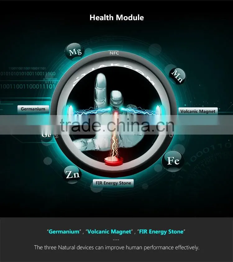 Titanium and healthy magnet nfc smart ring for smart phone (Android & Windows phone)