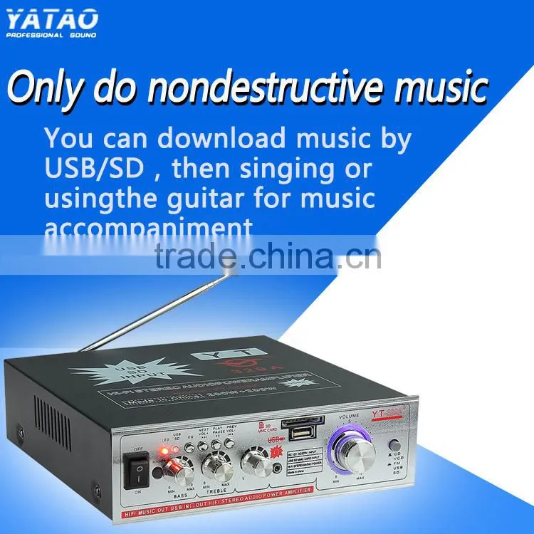 amplifier optic YT-329A /remote control mp3 player