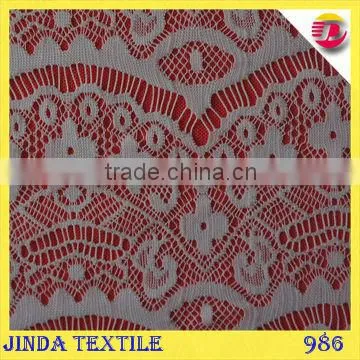 Cheap good quality special shape bulk lace fabric for garment