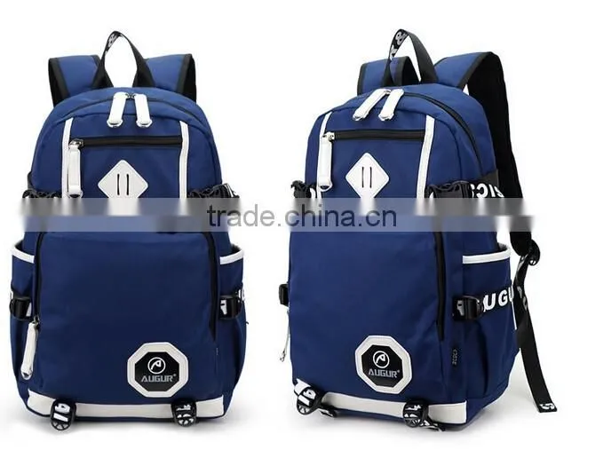 2016 New Design Korean Fashion Canvas Backpack, Teenage Backpack