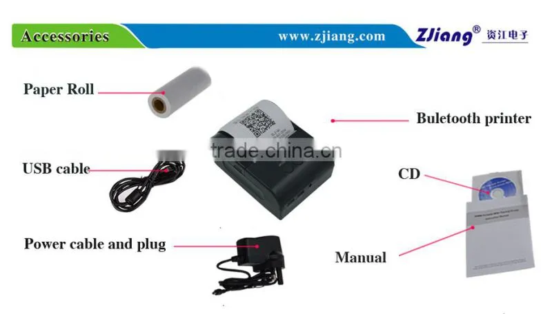 58mm Android hot sell Bluetooth printer for POS system