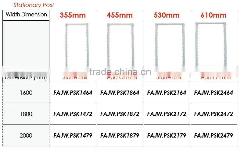 FAJW.PSK series FILMA PP Storage Shelving