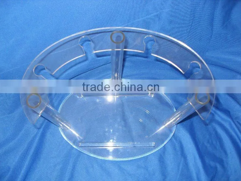 FoShan clear acrylic wine holder/wine and wine glass display