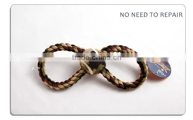 cute and high quality colorful rope toy for dog chewing