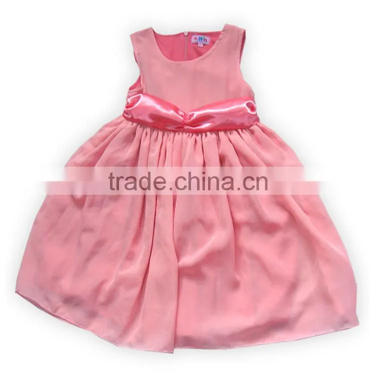 2016 new!!! Children baby chiffon embroidery flower girls dresses baby dress