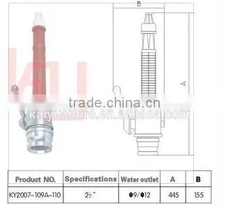 fire hose pipe nozzle
