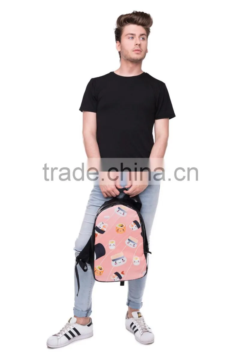 New Design 3D Print High Quality Custom Bag Pack Backpack for Girls