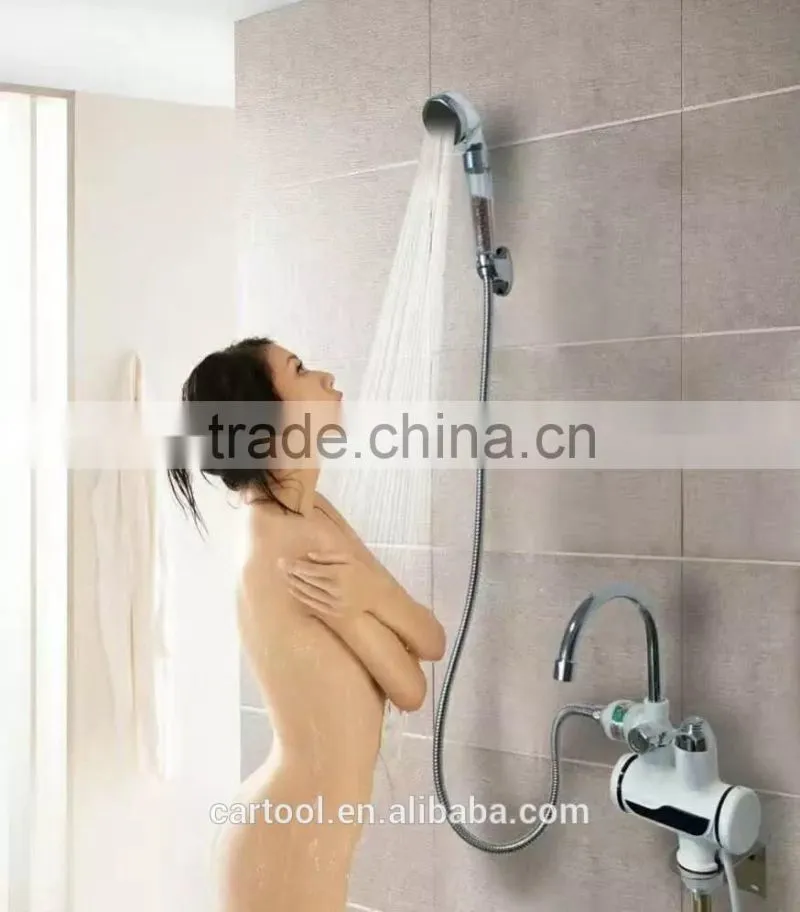 Electric heating faucet instant shower water heater