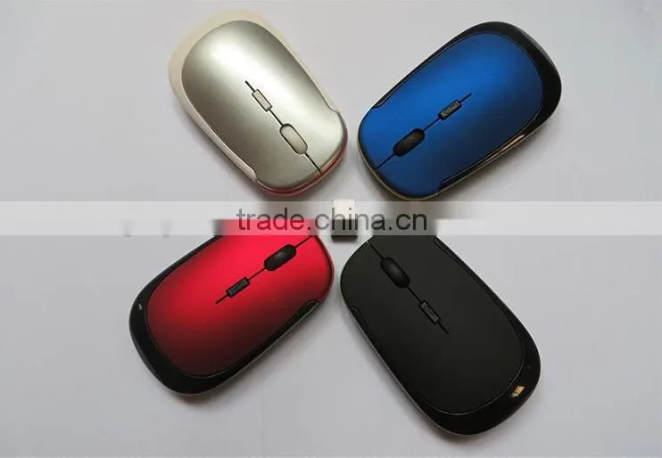 Portable Nano 2.4G Wireless Optical Mouse with DPI Switch (Black)