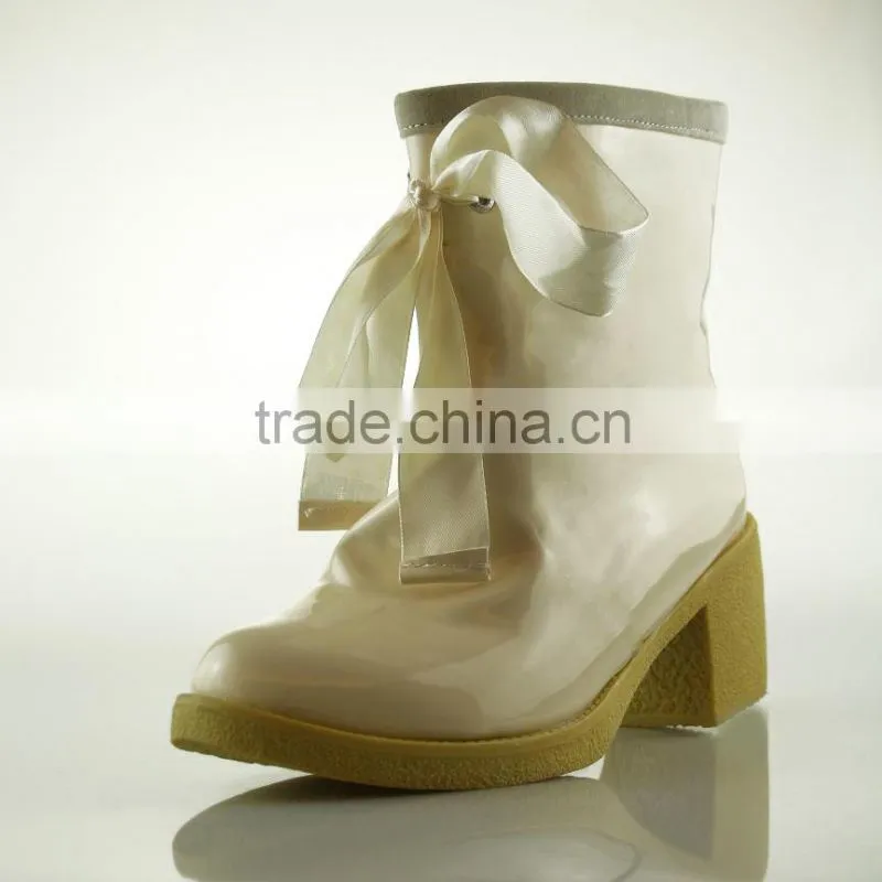 High Heel Rain Boot