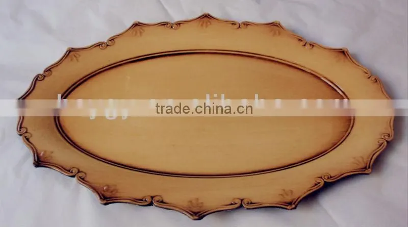 Oval Plastic Plate