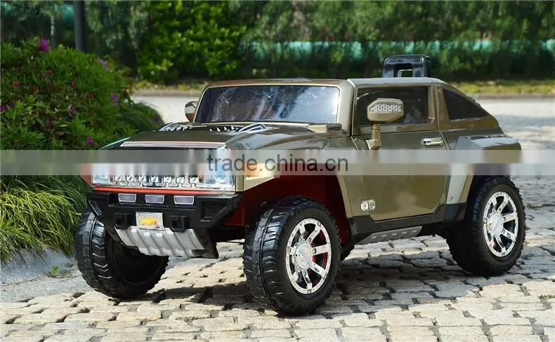 License kids car hummer HX ride on car with four wheel suspension car for toy two doors open HL188