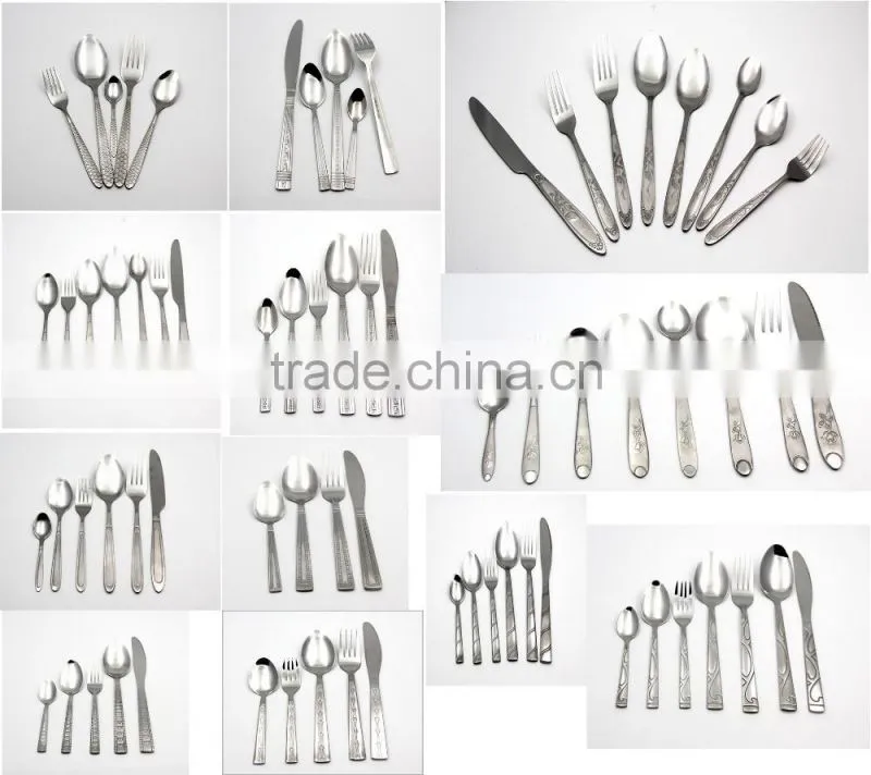 Most customers used stainless steel steak knife in hotel cutlery