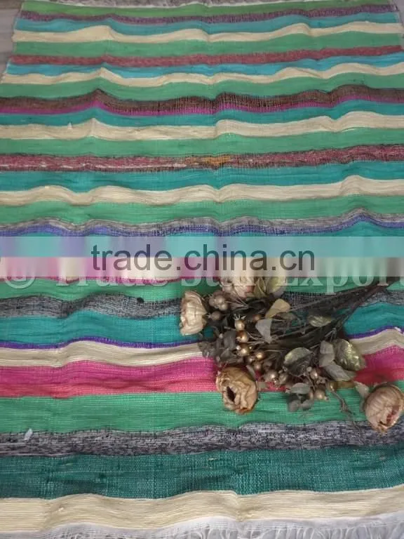 Handmade Cotton Rugs Reversible Area Rug Hand Loomed Rug Reversible Bohemian Throw