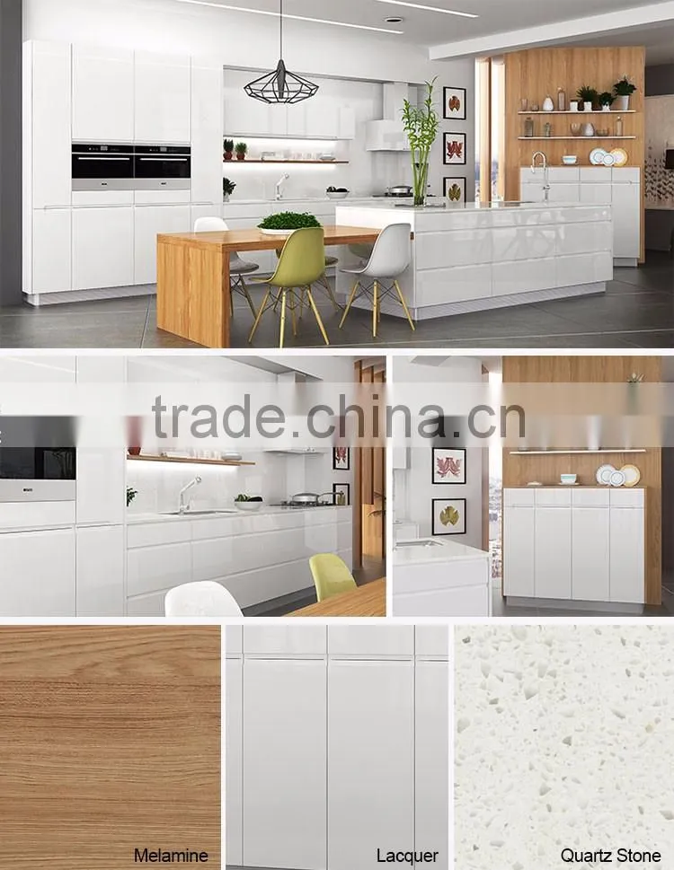 Oppein Modern Elegant Lacquer Kitchen Cabinet 2016