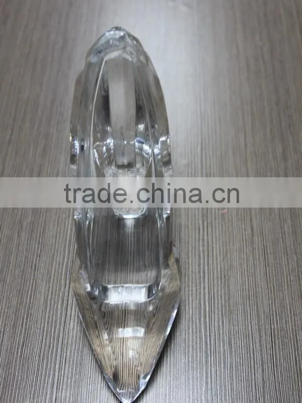 transparent crystal shoes with acrylic shoes