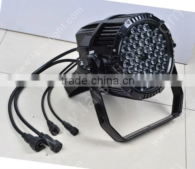 Led par light 54*3W/1W high power rgbw 4in LED par can /lights led par