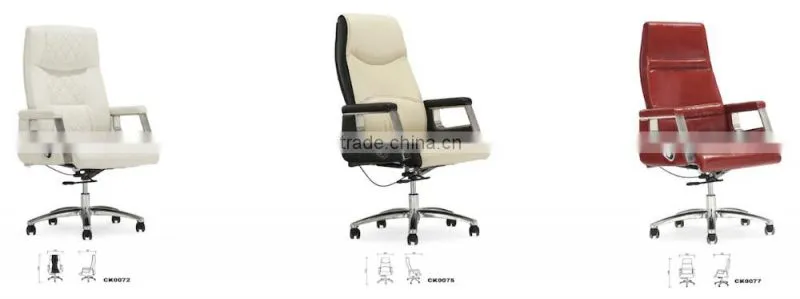 Red leather office chair parts manufacturer GZH-CK0077