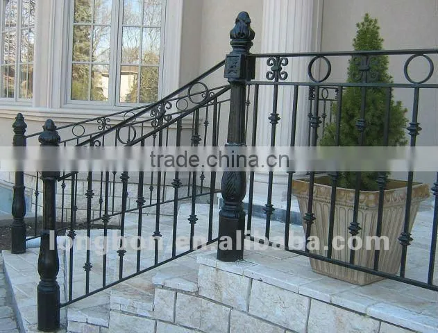 Top-selling galvanized outdoor iron railings forged