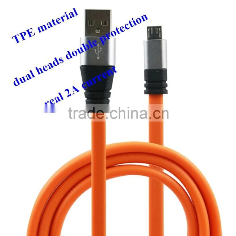 Colorful Micro USB Cable Fast Charge 5V2A cord Quick Data Sync for Android Mobile Phone Samsung