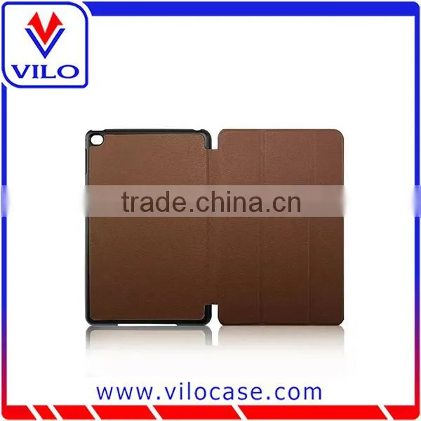 2015 Edition Ultra Slim-Fit Smart flip leather Cover for iPad mini 4