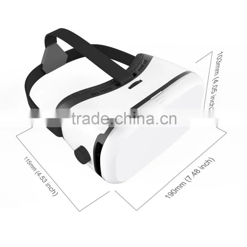 Larger image 3D VR box virtual glasses suitable for mobile phone 3D movies games 3D vr glasses